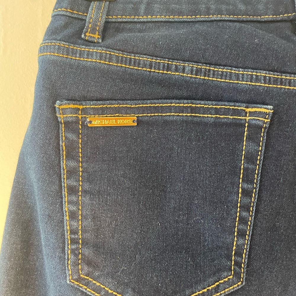 Michael Kors‎ Dark Blue wide Leg Jeans - Picture 5 of 9